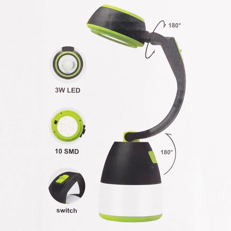 Yichen Multifunctional USB Rechargeable LED Table Lamp & Reading Light