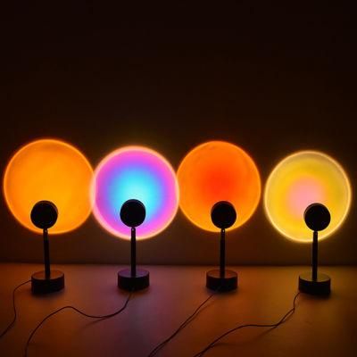 180 Degree Rotation RGB Rainbow Sunrise Sunset Projection Light