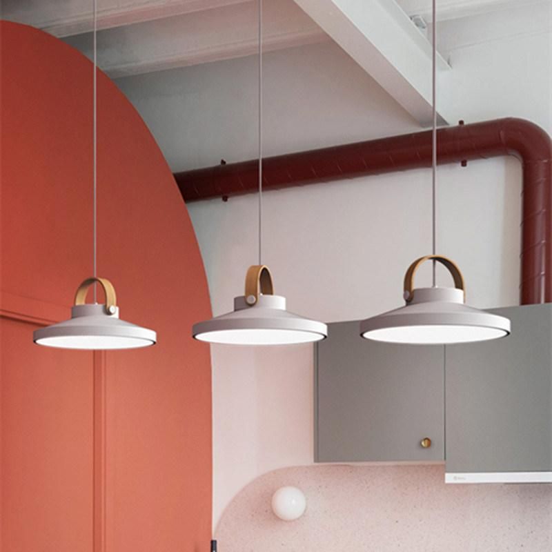 Nordic Pendant Lamp for Bedroom Dining Room Cille Scandinavian Wood Handle Pendant Light (WH-AP-349)