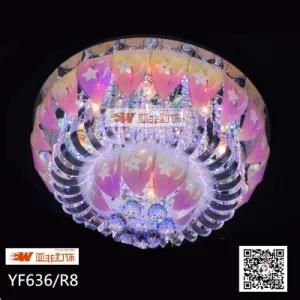 2015 New Modle Glass Crystal Ceiling Lamp with MP3 (YF636/R8)