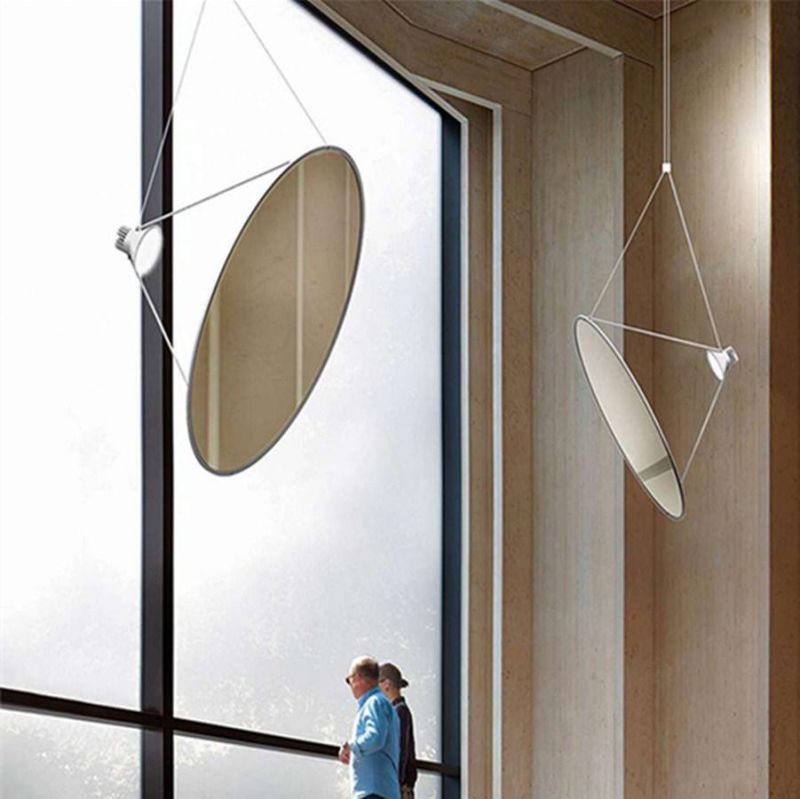 Nordic Round Pendant Light Designer Drop Light Modern Stainless Steel Pendant Lamp Villa Hall Suspension Lamp (WH-AP-138)