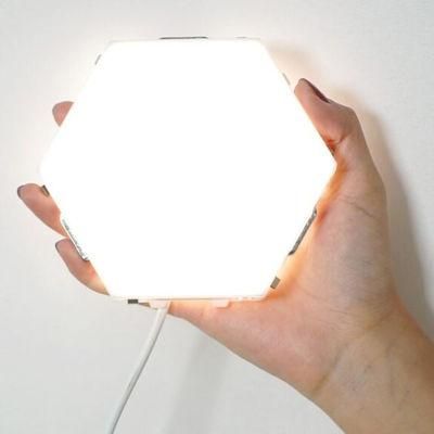 Quantum Light LED Hexagonal Lamps Modular Touch Sensitive Magnetic Wall Night Light for Xmas Home Decoration