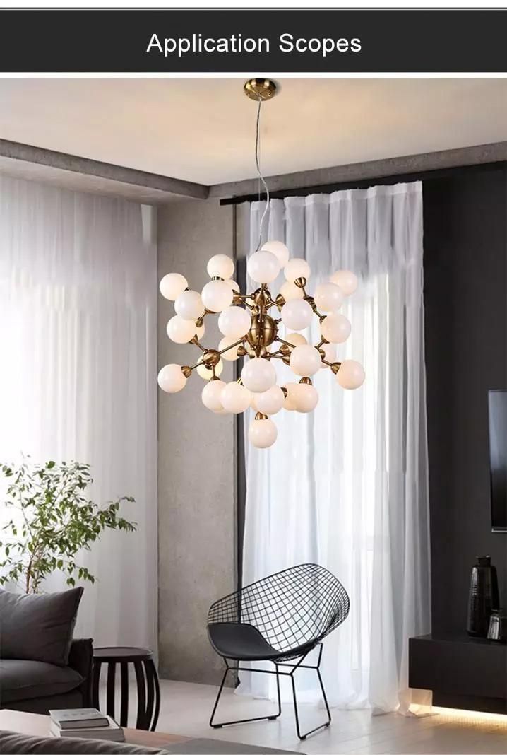 Modern Glass Pendant Light Shade Home Decoration Chandelier Hanging