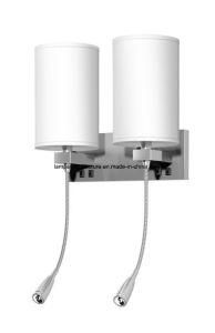 Best Selling Double Wall Lamp Plus with 2flexible LED Lamps