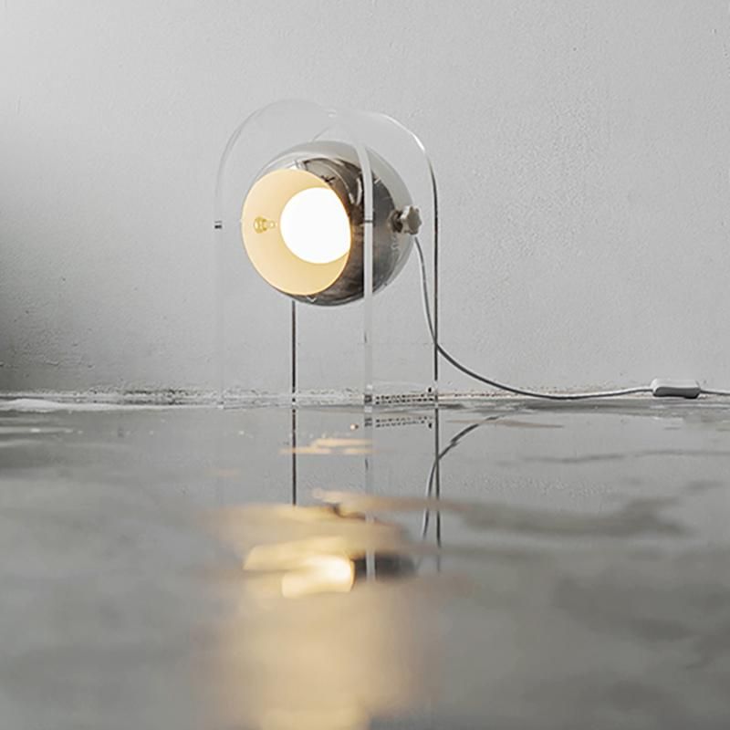 Modern Style Transparent Lampshade Table Lamp Living Room Lamp Hotel Lamp