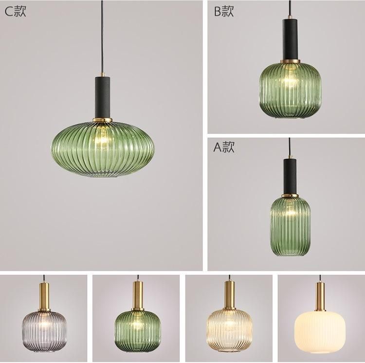 Chinese Style Chandelier LED Glass Hanging Lamp Restaurant Pendant Lighting for Comercial Shop Zf-Cl-091