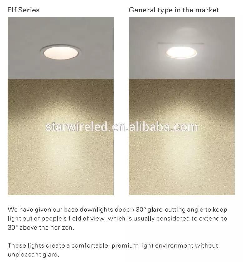 9W Square Recessed Mounted LED Ceiling GU10 LED Ceiling Downlight