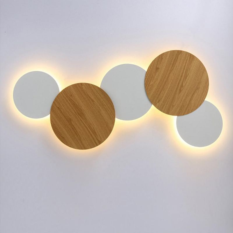 Indoor LED Wall Lamp Living Room Decoration Round Wall Light (WH-OR-80)
