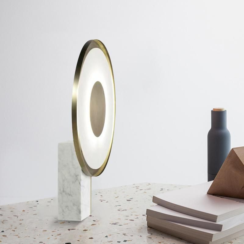 Creative Disc Design Modern Style Table Lamp Reading Light Bedside