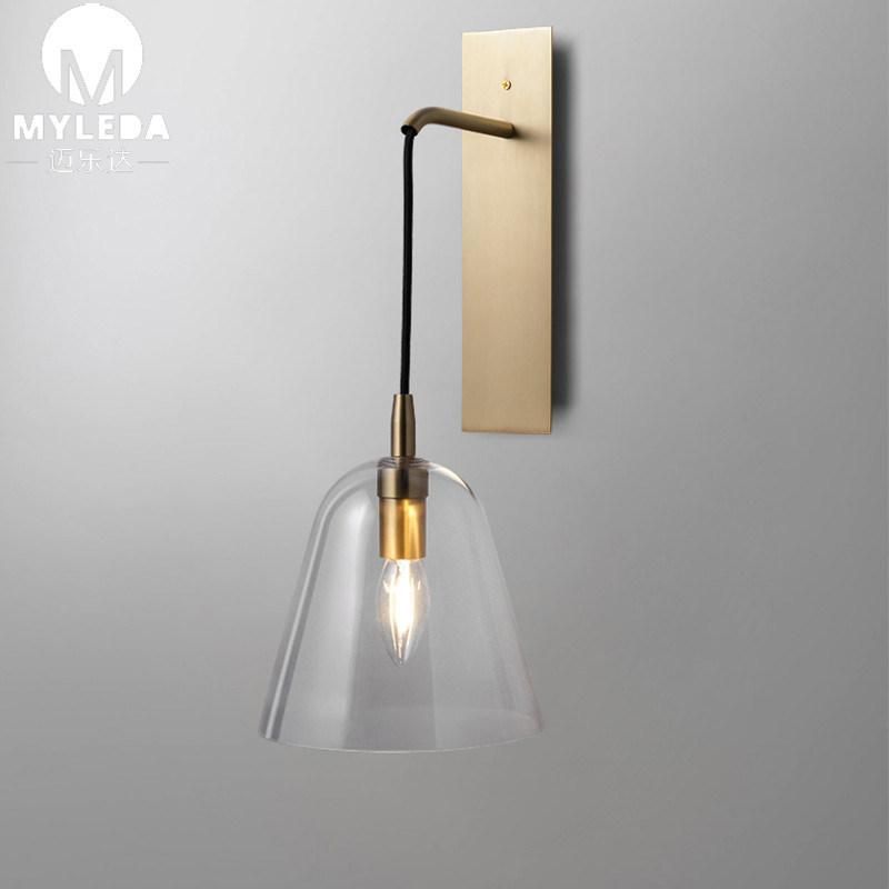 Industrial Vanity Vintage Glass LED Wall Scones Lighting