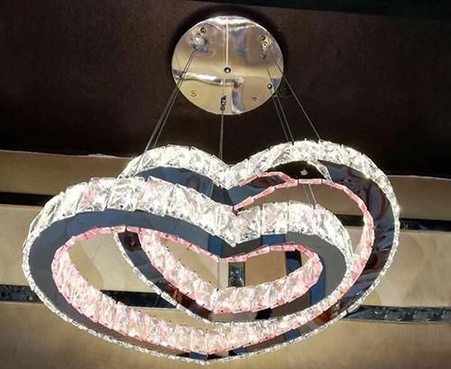 Hanging Lamp with K9 Crystal Chandelier for Home Decoration