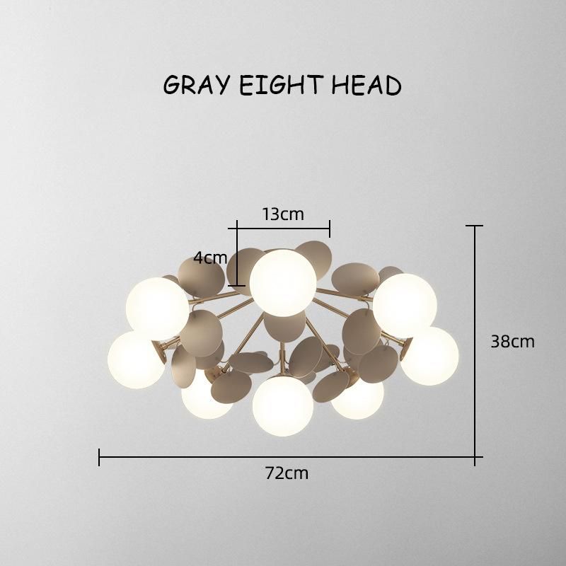 Modern Nordic LED Ceiling Lamp Living Room Kitchen Bedroom Hallway Scandinavian Low Ceiling Light (WH-MA-196)