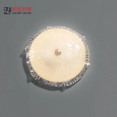 Round Sconce Copper Lighting Glass Wall Lamp