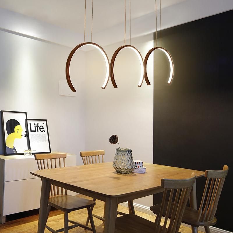Modern Triple Pendant Light Acrylic Lampshade for Kitchen Dining Room Lamp (WH-AP-06)