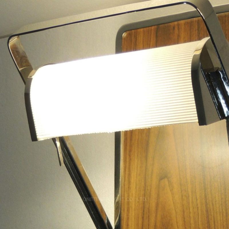 Modern Design Wood Veneer and Rotatable Metal Fabric Shade Wall Sconces Wall Lamp