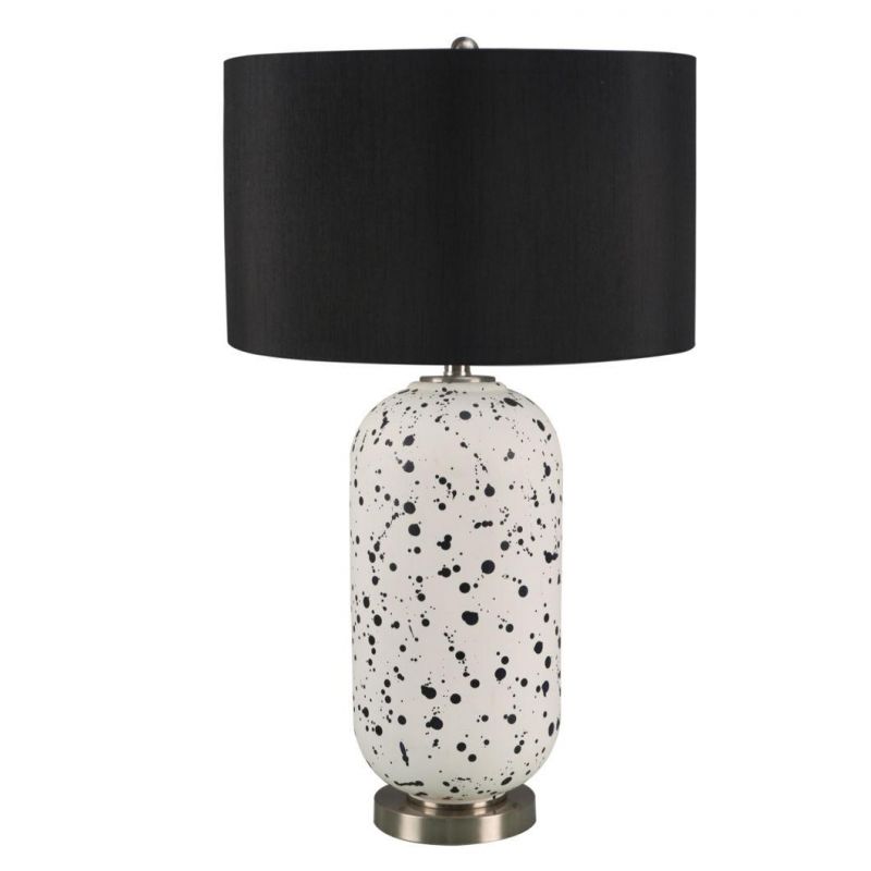 Stone Speckled Base Natural Stylish Indoor Table Lamp