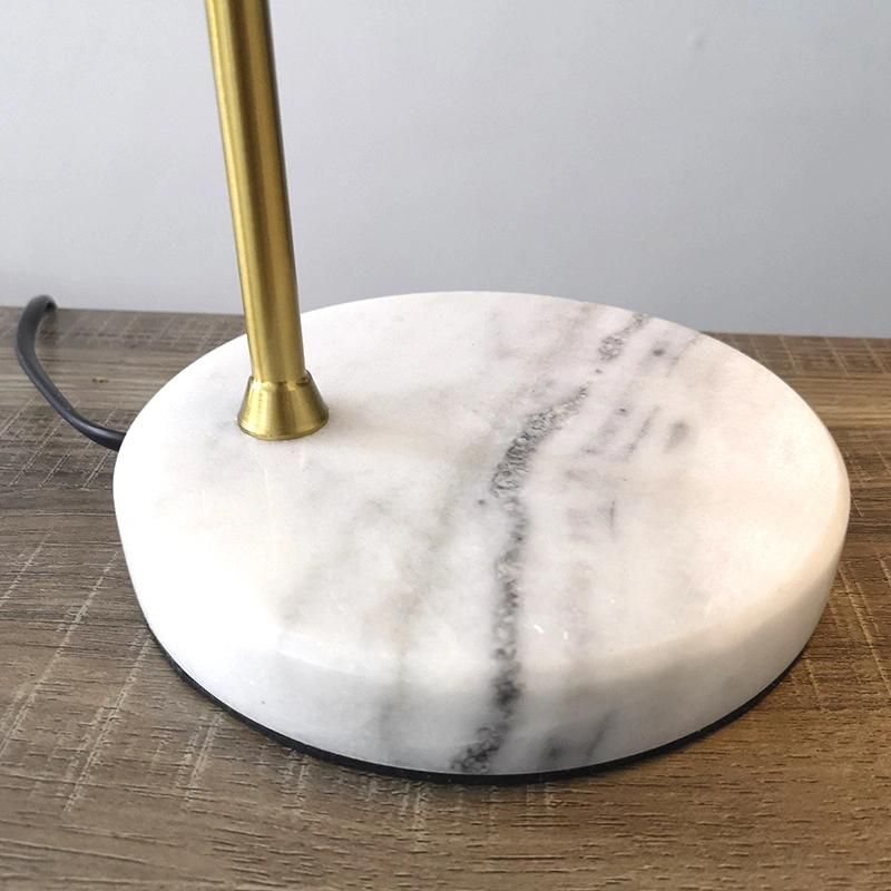 Modern Simple Marble Desk Lamp Bedroom Desk Bedside Table Lamp Creative Eye Protection Reading Desk Lamp