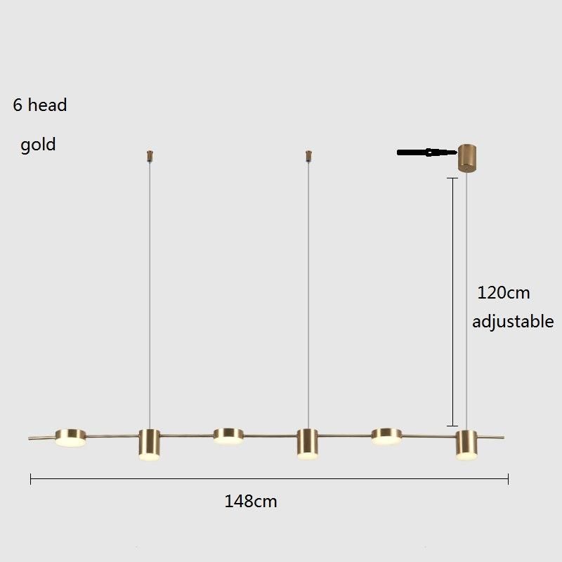 Modern Creative Pendant Lights for Dining Room Shop Luxury Beverlye Long Pole Pendant Lamp (WH-AP-288)