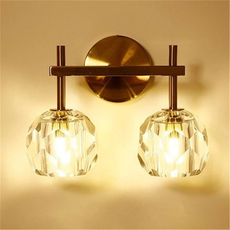 Art Deco LED Crystal Wall Sconces Mirrors Lights