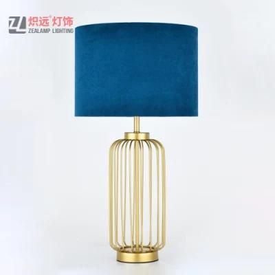 Art Decor Dining Iron Hotel Bedside Living Room Table Lamp