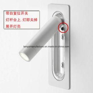 Hot Sale White Finish 1W LED Flushbonading Wall Lamp with UL/cUL/Ce