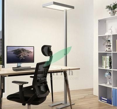 Non-Glare Office LED Floor Lamp with 195cm 60W CCT/Brightness Adjustable