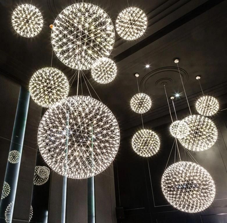 Modern LED Project Designer Chandelier Hanging Pendant Lamp Lighting Restaurant Hotel Lobby Pendant Lamp