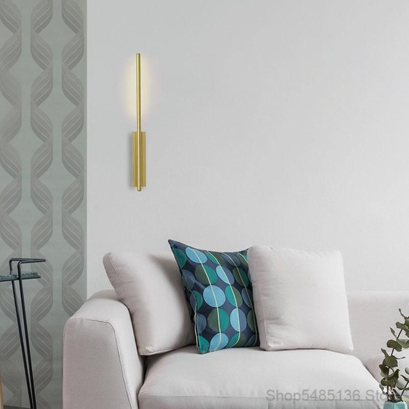 Golden Bedroom Bedside Wall Light Bathroom Mirror Front Lamp Link LED Reading Wall Sconce (WH-OR-225)