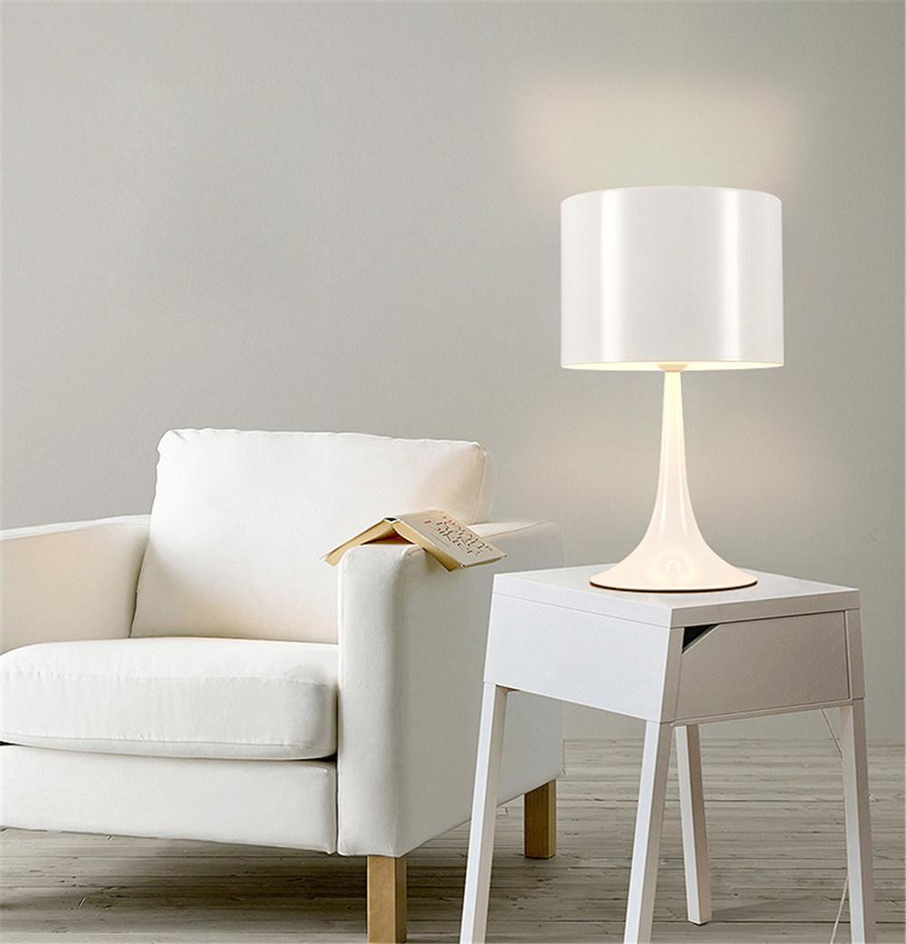 Table Lamp Simple Modern Living Room Desk Decoration Desk Lamp Black White Table Light Bedroom Bedside Lamp Home Lighting