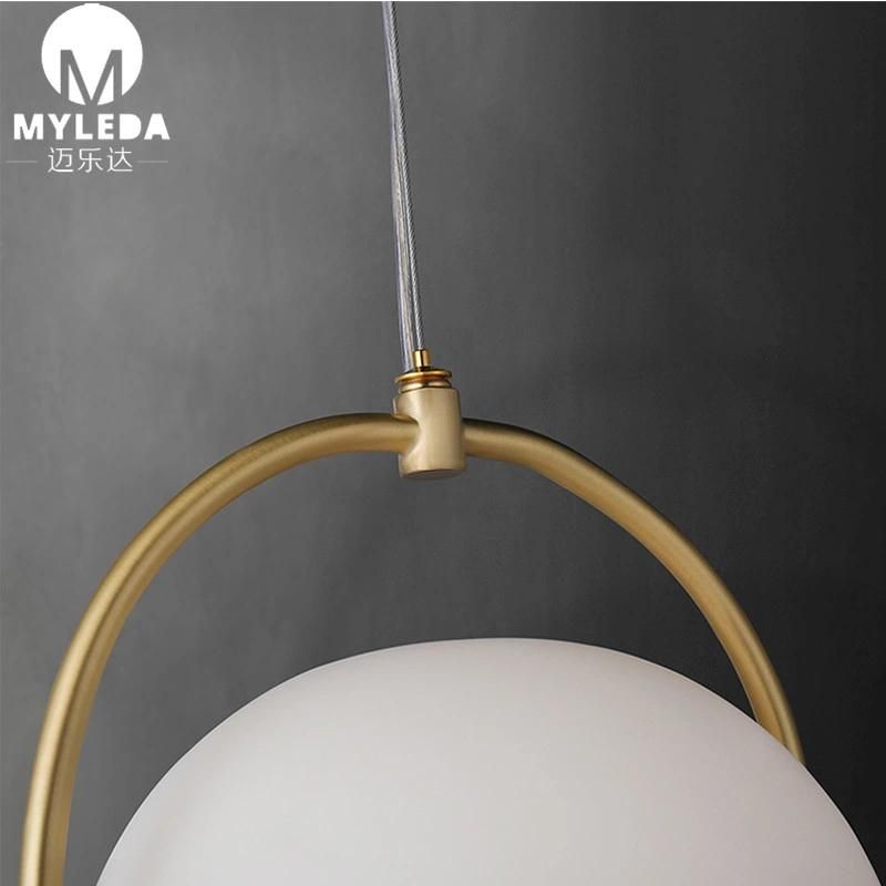 Glass Shade E27 Vintage Industrial Hanging Lamp Pendant Light