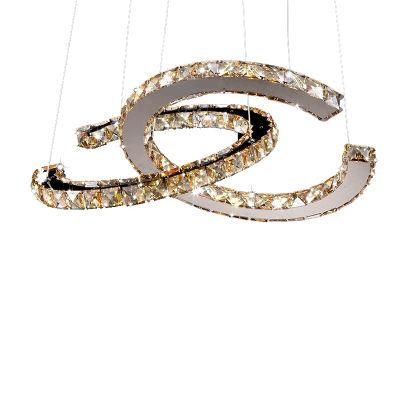 LED Decorative Lighting Crystal Chandelier with K9 for Indoor Decoration