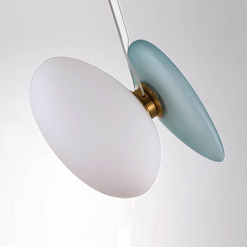 Nordic Postmodern Minimalist Cobblestone Chandelier Designer Creative Personality Bedroom Bedside Restaurant Glass Lamps Pendant Light