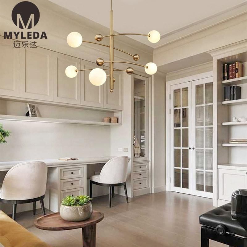 Modern Decorative Villa Lobby Project LED Chandelier Pendant Lamp