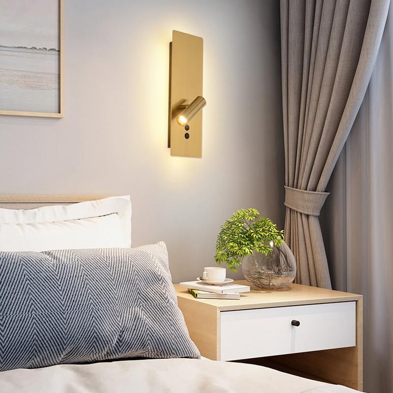 Bedhead Wall Lamp Modern Creative Study Living Room Rotating Reading Light