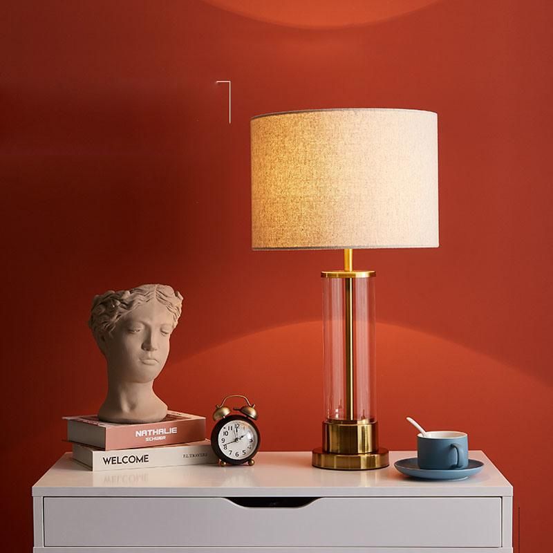 LED Simple Modern Lighting Creative Glass Study Bedroom Bedside Reading Desk Table Lamp
