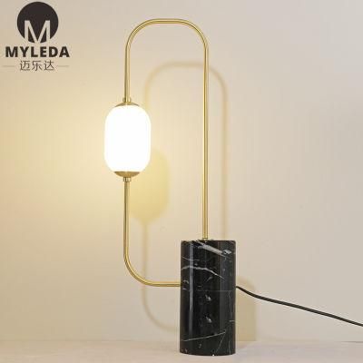 European Modern Living Room Marble Table Lamp