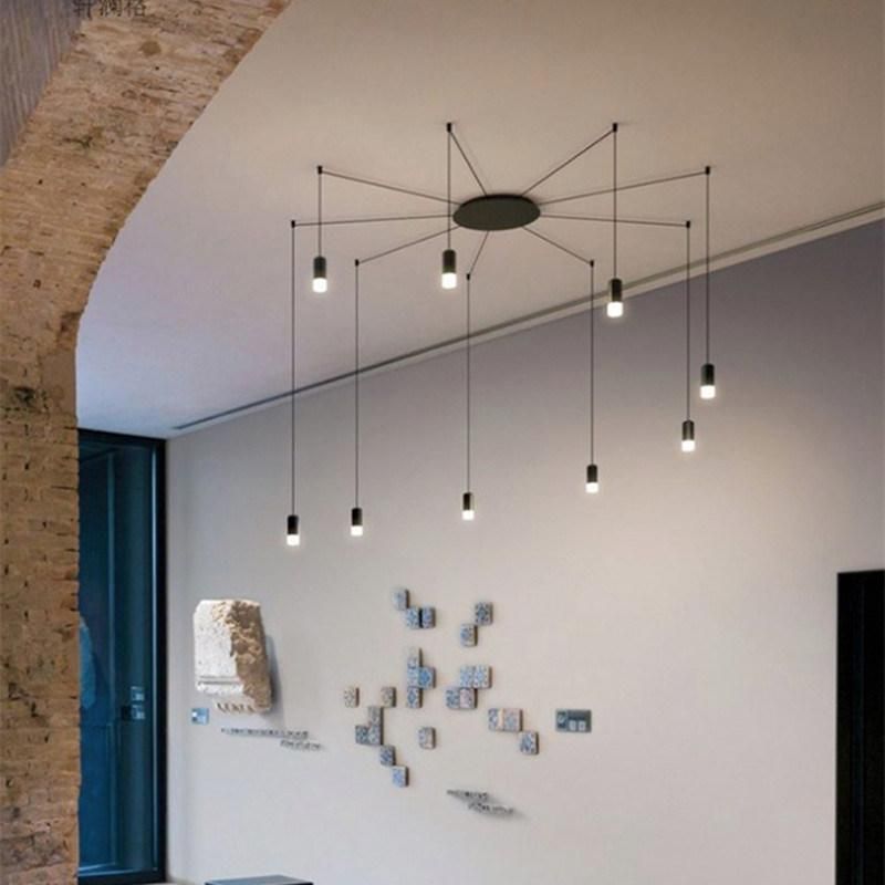 Modern Simple Pendant Light Creative Branch Multi Head Spider Lamp LED Lamp Line Hanging Light Pendant Lamps (WH-AP-240)