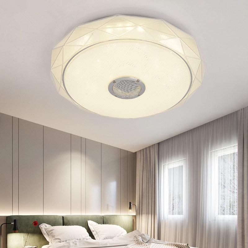 Modern Smart Remote Control and APP Music Ceiling Lights with Bluetooth Speaker & Colorful Modern Ceiling Lamp Wh-Ma-44
