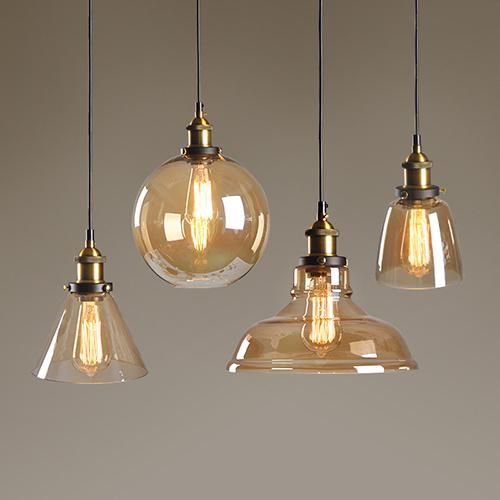 Modern Pendant Lamp with Copper E27 Holder for Restaurant Indoor Lighting