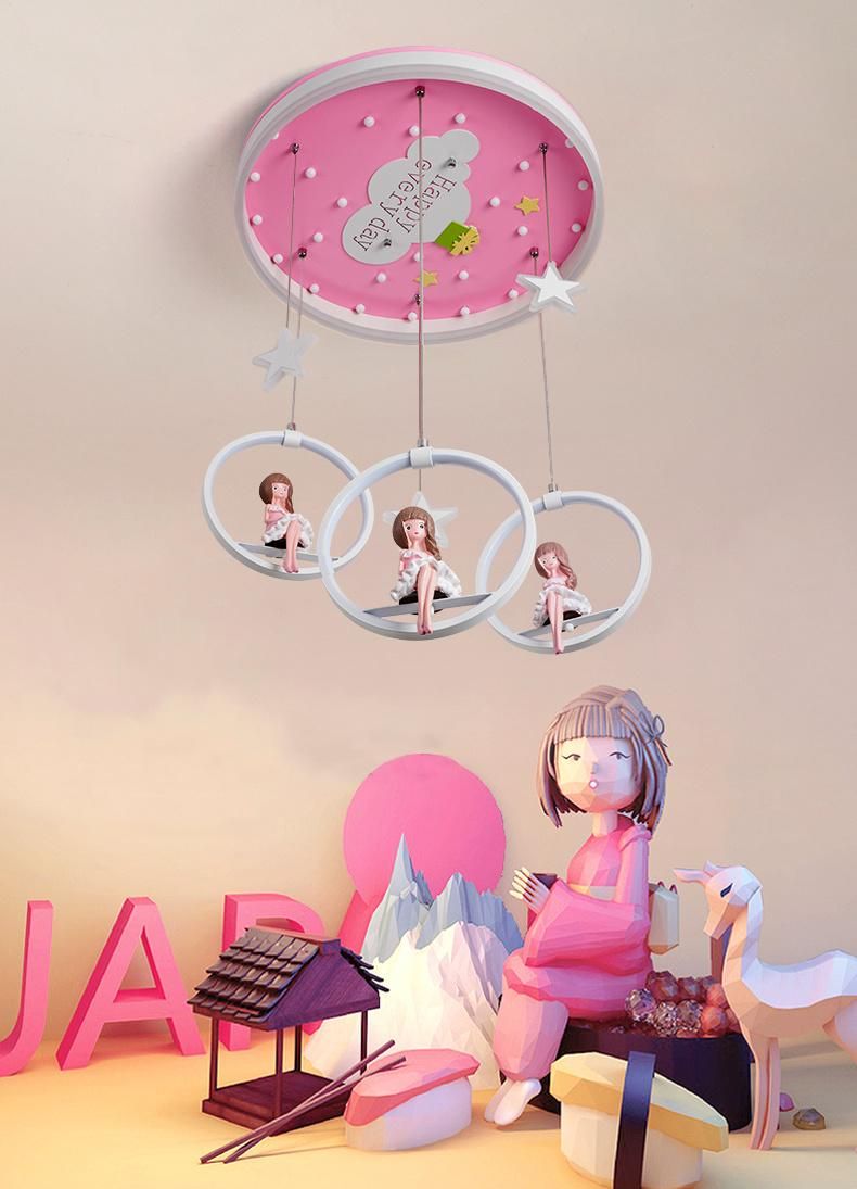 Nordic Girl Bedroom Decor LED Lights for Room Indoor Girl Room Chandelier Lighting (WH-MA-138)