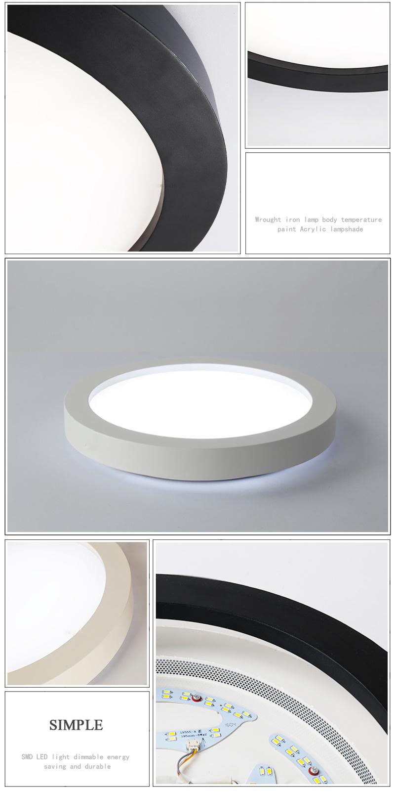Modern Remote Control Round LED Ceiling Lighting