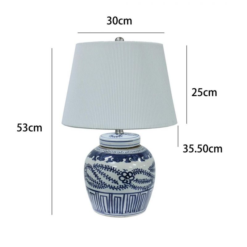 Modern LED Table Lamp Design Decoration Bedroom Night Light Luxury Bedside Reading Lamp Chinese Style Ceramic Table Lamp