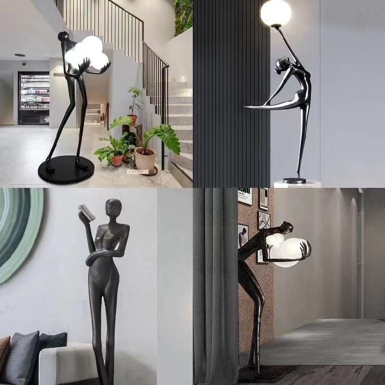 Home Decoration Glass Ball Model Floor Lamp for Home