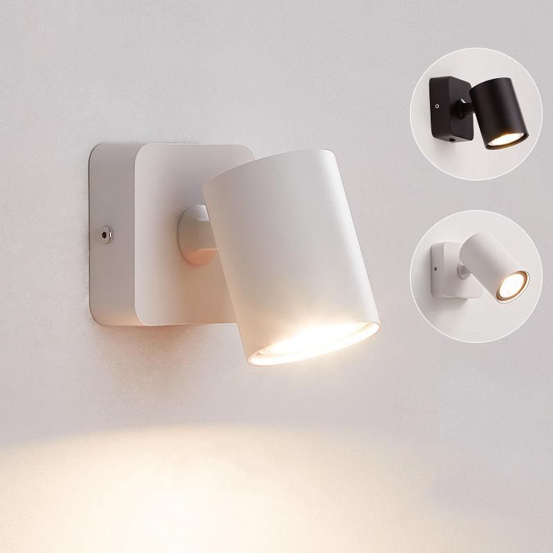 Indoor 7W GU10 LED Ceiling Wall Light Modern Style Folding Rotation Wall Reading Lamp (WH-OR-166)