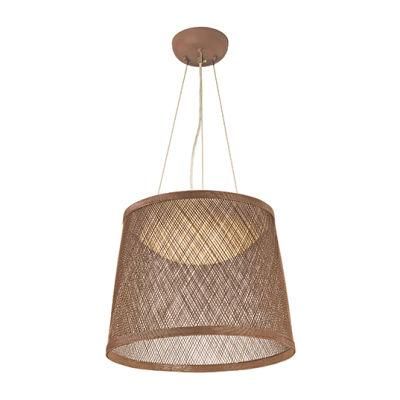 Vintage China Style Natural Shade Hanging Decoration Natural Paper Round Pendant Light Living Room Lamp