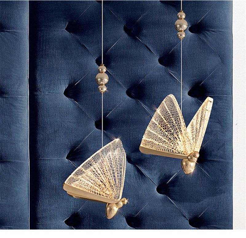 Butterfly Pendant Lights for Bedside Kid′ S Room Winfordo Lighting