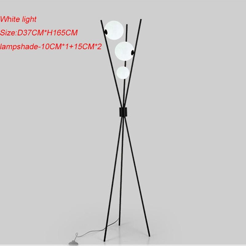 Nordic Post-Modern Floor Lamp 3D Printing Moon LED Lamps for Living Room Nordic LED Floor Lamp (WH-MFL-119)