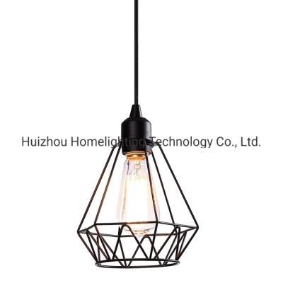 Jlc-7016 Rustic Vintage Bar Restaurant Iron Cage Pendant Hanging Lamp