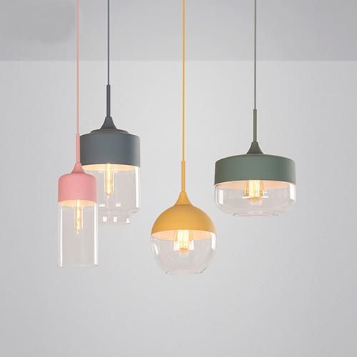 New Glass Hanging Pendant Lamp Kitchen Pendant Lighting Hanging Light for Bedroom