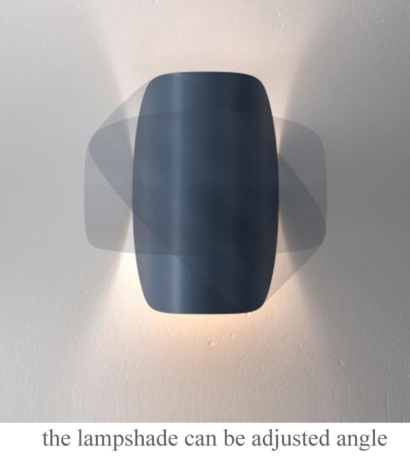 Personality Rotatable Wall Lamp for Bedroom Corridor Aisle Bedside Wall Light